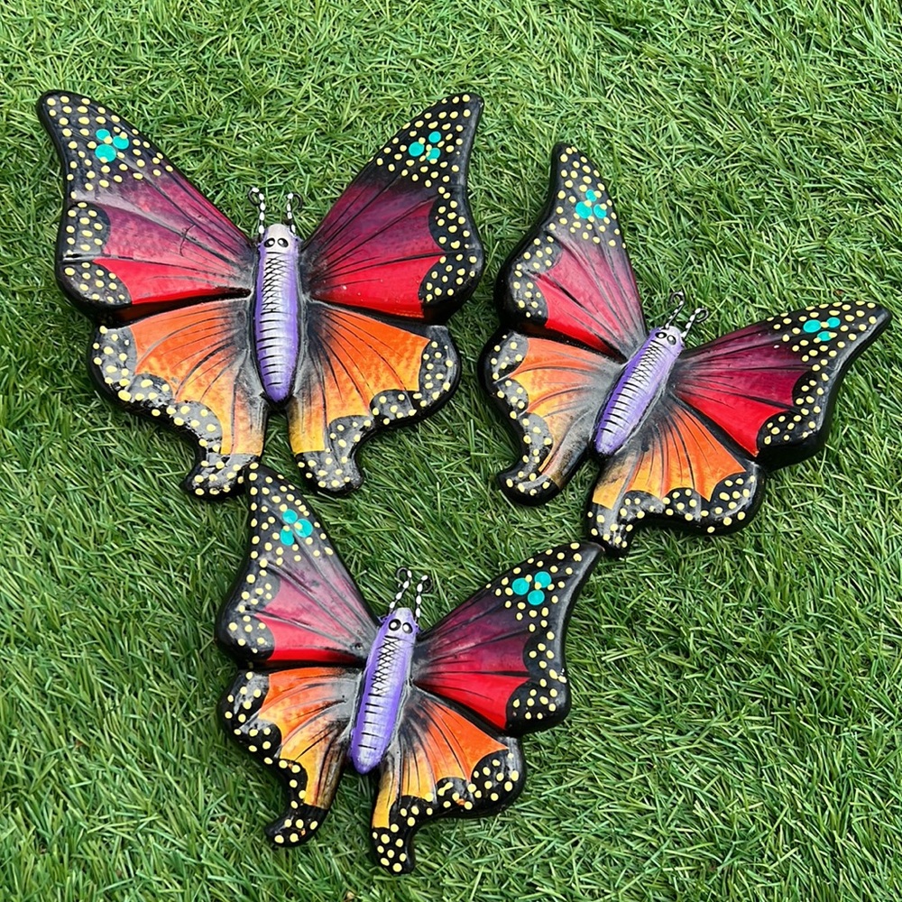 Set of 3 Butterflies (Wall decor)